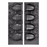 Platen voor tartelette machine TMOPH - Vorm: 4x open taiyaki vis