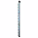 Duvar Tipi Tabak Rafı - en fazla 21 tabak - Ayarlanabilir Ø 16-32cm - Yükseklik:1625mm - Duvara montaj