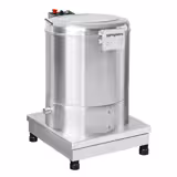 Wirówka do sałaty elektryczna - ze stali nierdzewnej - 35L - 70kg/h - 370W - 1400rpm - 230V - w zestawie: wąż spustowy