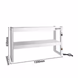 Warmtebrug - 1200x300mm - met twee planken - Hoogte: 650mm