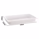 (6 stuks) Melamine GN-bak GN 1/1 - ECO - wit - 10,6 liter - Diepte: 100mm