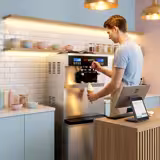 Soft Dondurma Makinesi - 36 L/sa - 3,8kW - 3 çeşit (2 + karışım fonksiyonu) - Ayaklı - Ön soğutmalı, Gece modu