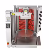 Elektro Dönerroboter - 8 Brenner - V-Form - max. 130 kg