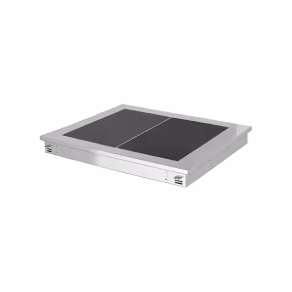 Ankastre Sıcak Yüzey - Paslanmaz Çelik - 810mm - 2x GN 1/1 - 0,9kW