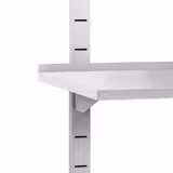 Mensola a parete in acciaio inox PREMIUM - 1000x400mm - con 3 ripiani
