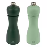 (6 pièces) PEUGEOT | TAHITI WASSER - Moulin à sel & à poivre - Bois - Vert - Hauteur : 150 mm