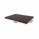 Rutschfestes Schneidebrett mit Stoppern - 250x400mm - HACCP-Konform - Braun