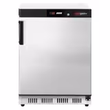 Podblatowa Szafa mroźnicza ze stali nierdzewnej PREMIUM - 200L - 1‑drzwiowa - wewnętrzna strona drzwi z ABS