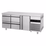 Koelwerkbank PREMIUM - 1865x700mm - met 1 deur - met 4 lades