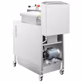 Friggitrice a pressione professionale elettrica su mobile - 24L - 13,5kW - controllo elettronico della temperatura - con filtrazione olio integrata