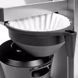 Commercial Bulk Coffee Brewer - 5L - 4.5 kW - with direct water connection & hot water tap - incl. thermal container