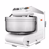 Amasadora de masa en espiral para panadería - 368 litros - 250 kg - 2 velocidades - con caldera fija - 2 motores
