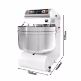 Spiralblandare - 368 l / 250 kg - 2 hastigheter - fast kittel - 2 motorer - med timer - 400 V - särskilt för bröddeg