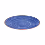 (6 stuks) Dienblad - LA VIDA - Melamine - Ø 32cm - hoogte: 35mm - Blauw - geschikt voor vaatwasser