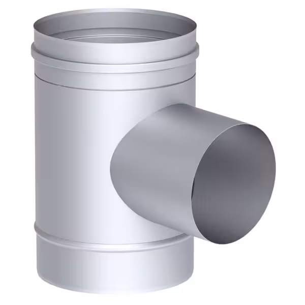 T-stuk - 90° - in RVS - Ø 450mm