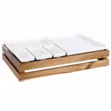 Caisse pour buffet - SUPERBOX - Bois - Brun - Hauteur:105mm - compatible avec GN 1/1