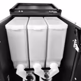 3 toz hazneli sıcak içecek makinesi - 2,5 kW - Dijital - Siyah