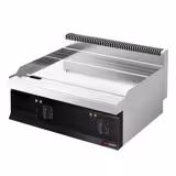 Plaque de cuisson électrique avec revêtement en chrome dur - 8 kW - lisse