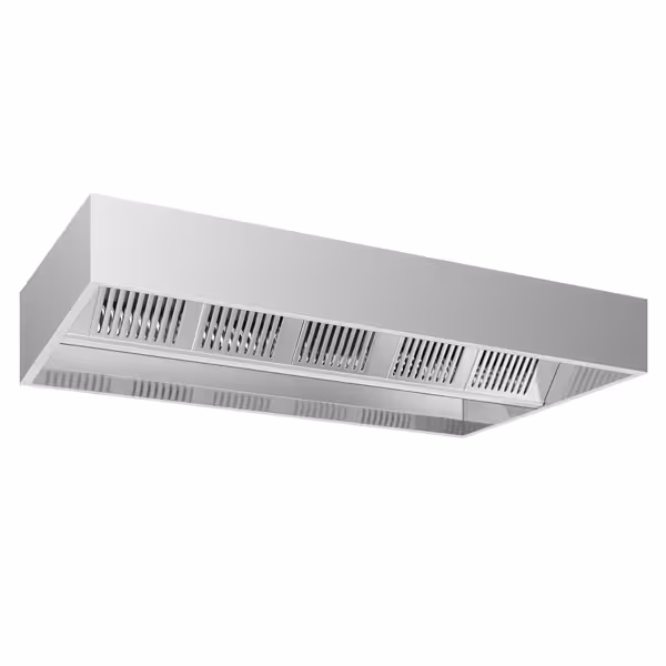 Deckenhaube - 3000mm - Kastenform - mit Filter & Lampe