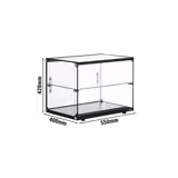 Commercial Countertop Showcase – Neutral – Tempered Glass – 550 mm