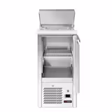 Saladette réfrigérée ECO - 450mm - 102L - 1 porte - avec découpe pour 1x GN 1/1 & Couvercle inox