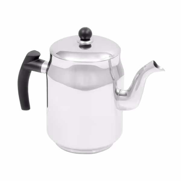 Çay demliği - Paslanmaz Çelik - 2,3L - 270x140x220mm - Kapaklı