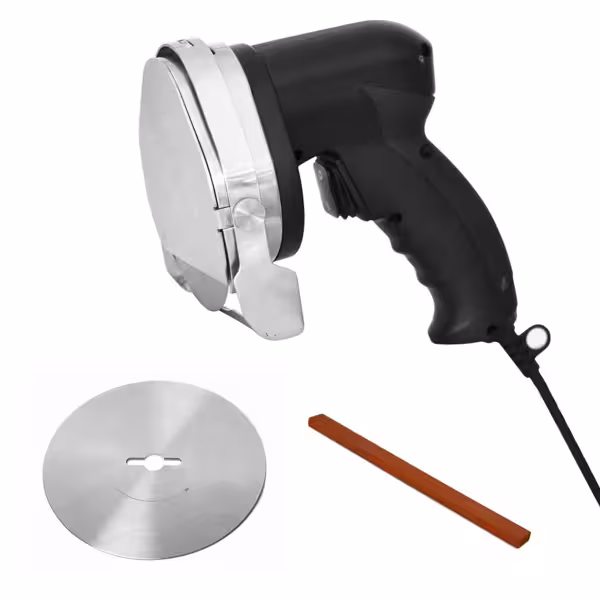 Couteau à kebab électrique - - Capacité 60 kg/Jour, inclus lame de découpage et pierre à aiguiser