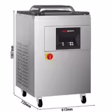 Chamber Vacuum Sealer - 25m³/h - 1.2kW - Digital - with Gas Flushing