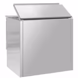 Saladette ECO - 903mm - 2 porte in vetro - con vano ingredienti per 2x GN 1/1, coperchio in acciaio inox - piano di lavoro in granito