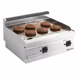 Elektrische bakplaat - hardverchroomde plaat - 8kW - Glad - Bakoppervlak: 795x535mm