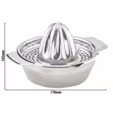 (6 db) Citrom- és limeprés - rozsdamentes acél - 0,35 l - 170x120x105 mm