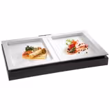 (6 adet) GN 1/2 Tepsi - FRAMES - Melamin - 325x265mm - Yükseklik: 20mm - Beyaz