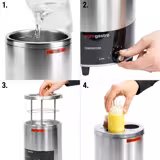 Chauffe-sauce - 550W - pour 3 bouteilles souples 1L - bouteilles incluses