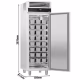 Dulap de congelare din oțel inoxidabil - -24/-12 °C - cu 1 ușă - 650 l