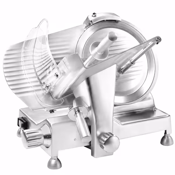 Aufschnittmaschine mit Self-Lock-System - 150 Watt - Messer: Ø 250mm