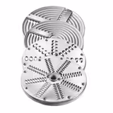 tartalettikoneen paistolevyt - Mozzarellan leikkaus - kapasiteetti 250–300 kg/h - 300 W - 300 rpm - yhteensopiva: - - vain mukana tulevilla leikkaus- ja raastolevyillä käytettävä