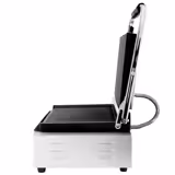 Commercial Contact Grill / Panini Press - Ridged Top & Bottom - 2.6 kW - Enamelled plates, Heat‑resistant handle