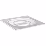 (6 pz) Coperchio GN 1/6 in policarbonato - H 25mm - 176x162mm - Trasparente