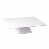 Kakkujalusta - CASUAL - Melamiini - 310x310x80 mm - valkoinen