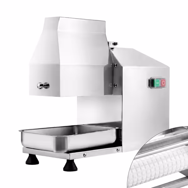 Elektrisch Vleeshamer - RVS - max. stukbreedte 180x20mm - 205x465x435mm - 350W