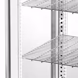 Panoramische koelvitrine - 235 liter - 1-deurs - dubbel glas - met 4 schappen - wit - 515mm