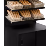 Broodstelling - MADRID - 900mm - met 3 planken - houtlook eiken