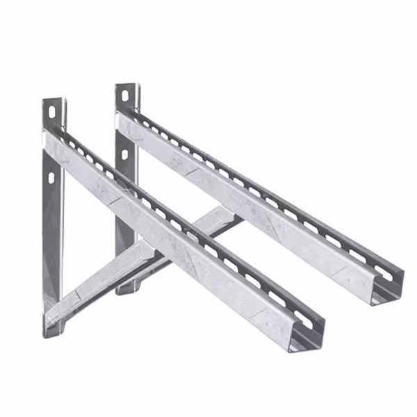 Wandsteun - met dwarsdrager - Lengte: 750mm