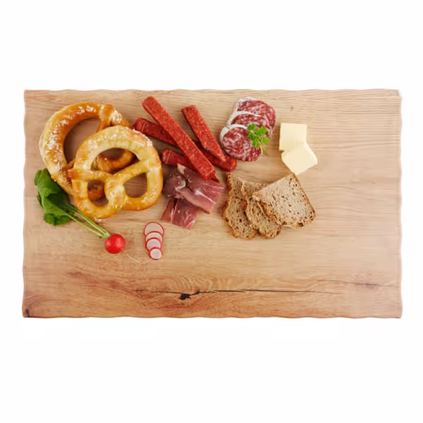 (6 adet) GN 1/1 Tepsi - OAK LIGHT - Melamin - 530x325mm - Yükseklik: 15mm - Kahverengi