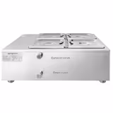 Fonditore di cioccolato professionale a bagnomaria - 4x 1,7l - 1kW