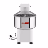 Ipari spirálkaros dagasztógép - 22 l / 18 kg - 2 sebességes - fix üst - időzítővel - 400 V - pizza- és kenyértésztához