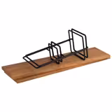 Etagère - 2-stufig - PERFECTO LARGE - Eckig - Metallgestell - Etagen aus Eichenholz