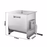 Vleesmenger - 20l - 16kg vlees - manueel