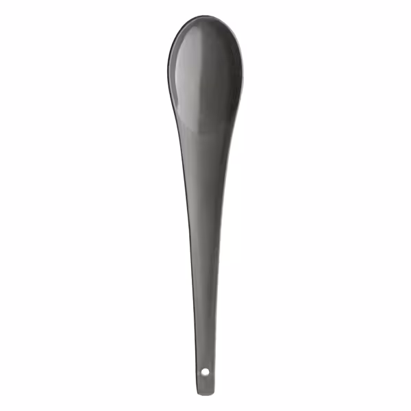 (200 stuks) Tafellepel - 193mm - vaatwasmachinebestendig; herbruikbaar; bruchsicher; recyclebaar; stapelbaar - grijs
