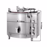 Gas Boiling Pan - 300L - 40kW - Indirect Heating - with Water Connection